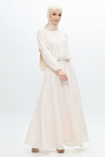 Tiana Dress in Baby Peach