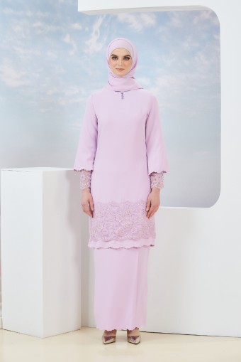 Astrid Kurung in Sweet Lilac