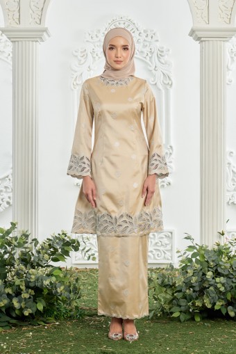 Nirmala Kurung in Champagne