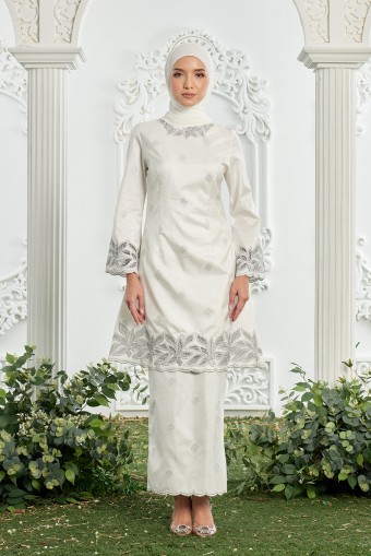 Nirmala Kurung in Off White