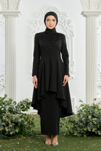 Kimberley Kurung in Black