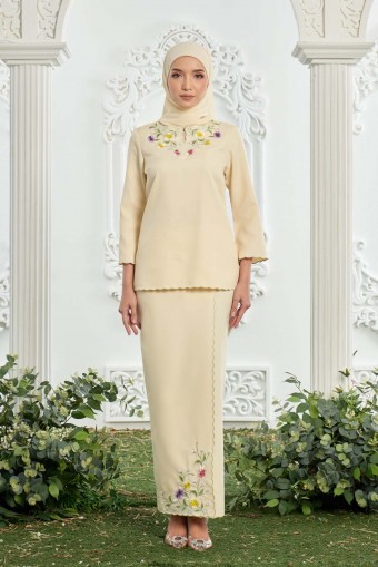 Jenna Kurung in Light Yellow