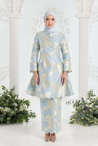 Sierra Kurung in Powder Blue