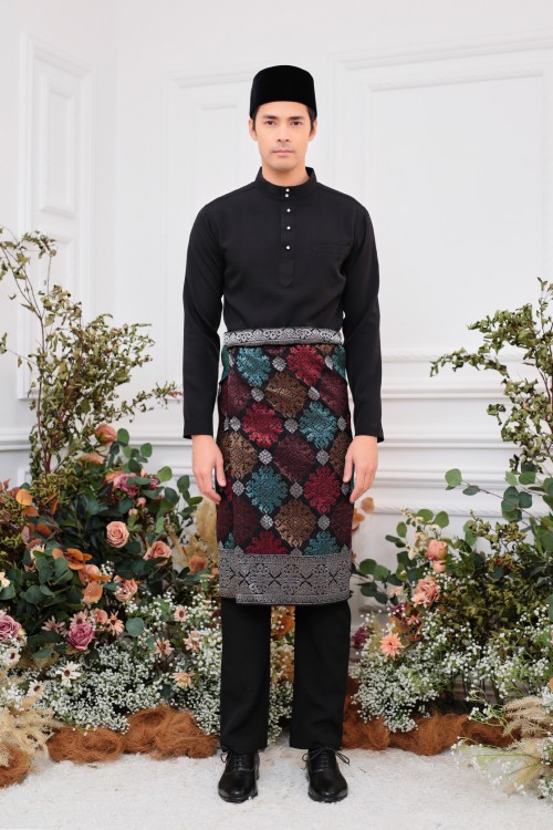 Aiden Baju Melayu in Black