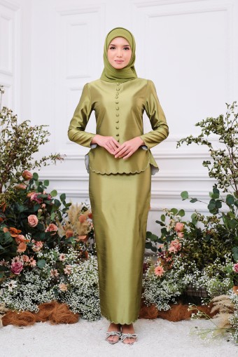 Cynthia Kurung in Olive Green