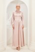 Vasia Abaya Dress in Purple Blush