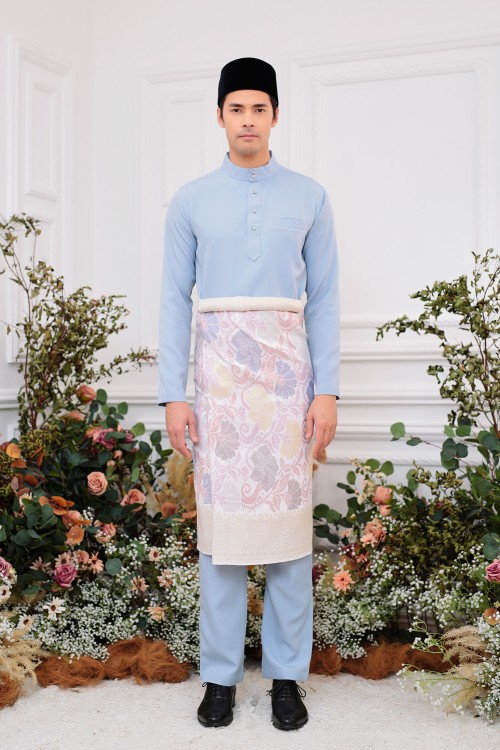 Aiden Baju Melayu in Baby Blue