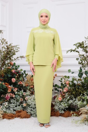 Erica Kurung in Lime Green