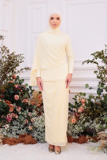 DEFECT Aretha Kurung in Light Yellow