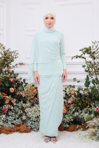 DEFECT Aretha Kurung in Light Sage
