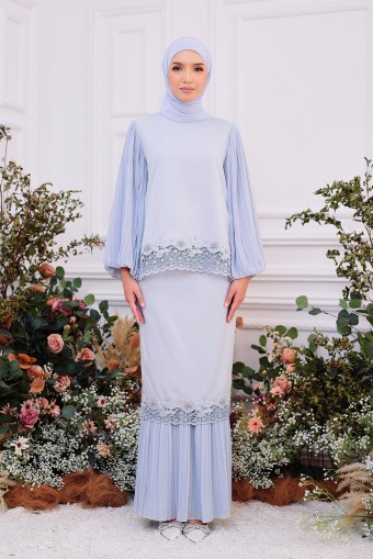 Norelle Kurung in Baby Blue