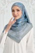 Salvia Printed Square - Basil Green
