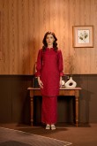 Eryna Kurung in Maroon