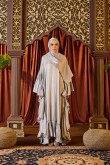 Warda Abaya in Silver