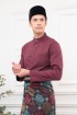 Aiden Baju Melayu in Maroon