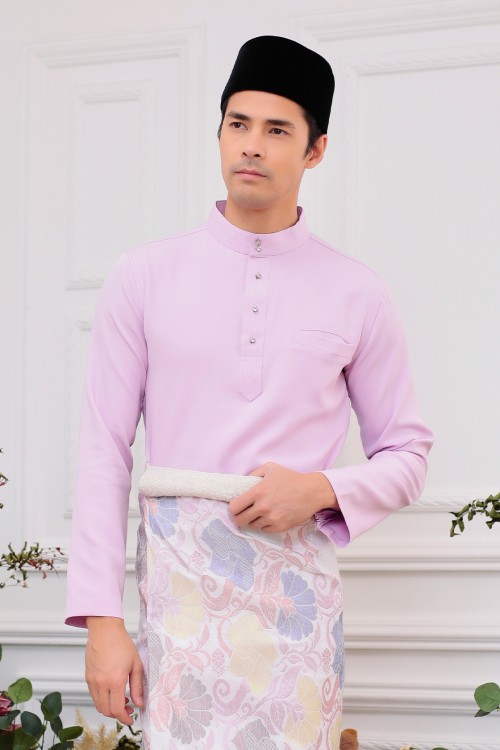 Aiden Baju Melayu in Soft Lilac