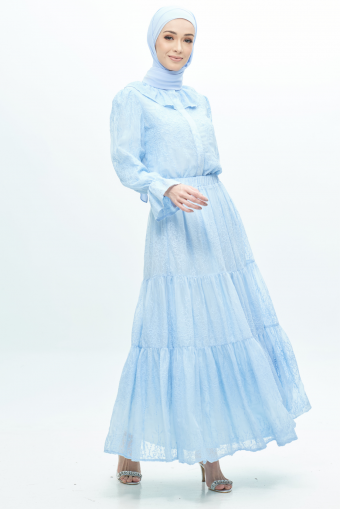 Audrey Dress in Baby Blue