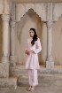 Qistina Kurung in Light Pink