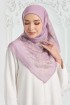 Aster Printed Square - Mauve Pink