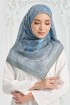 Salvia Printed Square - Basil Green