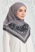 Torenia Printed Square - Coal Black