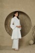 Estrella Kurung Pahang in White