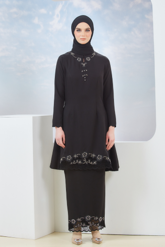 Odelia Kurung in Black