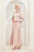 Vasia Abaya Dress in Purple Blush