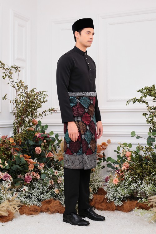 Aiden Baju Melayu in Black