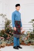 Aiden Baju Melayu in Stone Blue