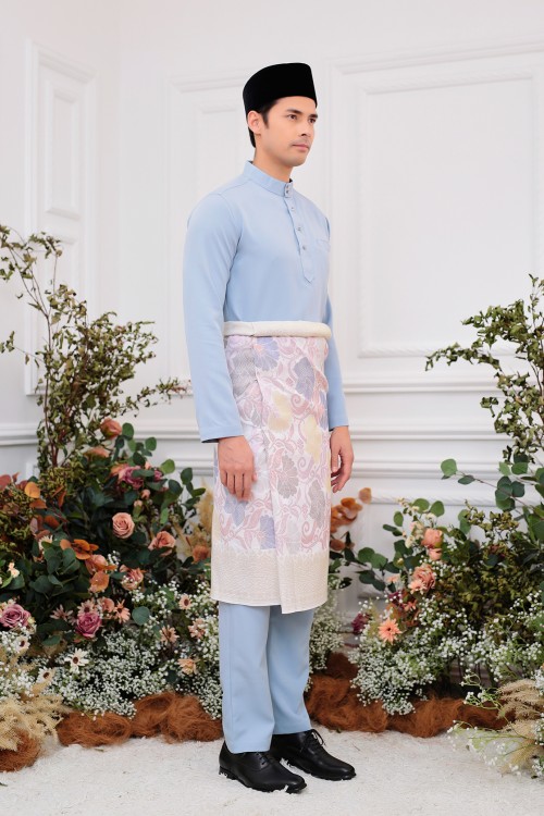 Aiden Baju Melayu in Baby Blue