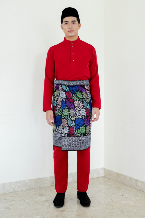 YUSOOF Baju Melayu in Red