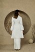Estrella Kurung Pahang in White