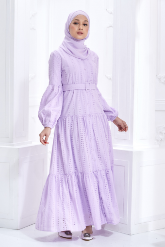 julie gown in lilac