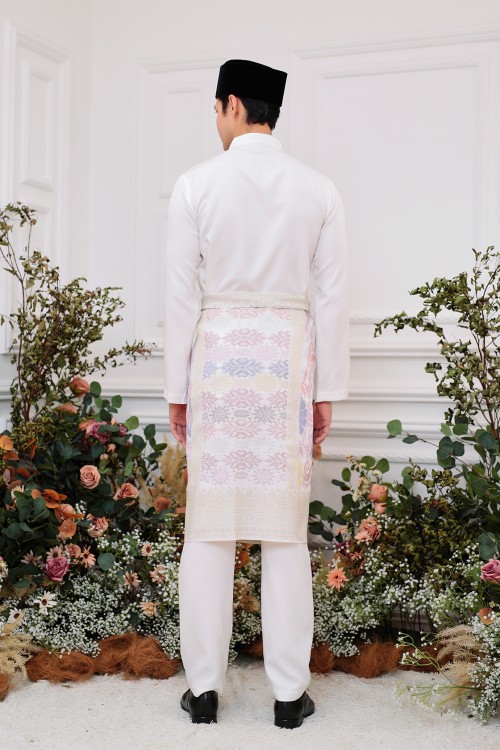 Aiden Baju Melayu in Off White