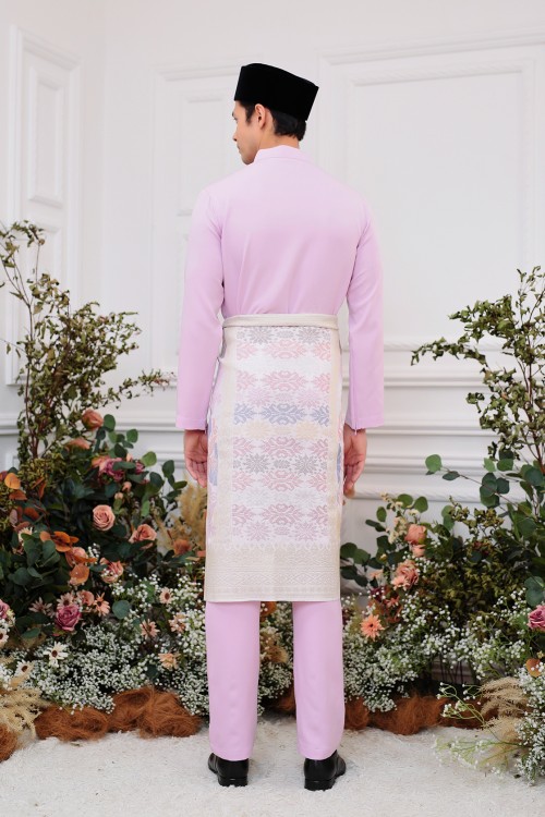 Aiden Baju Melayu in Soft Lilac