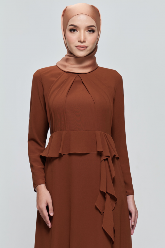 Myravallyn Online Fashion Malaysia Modest Clothing Baju Kurung Majesty Raya Majesty Raya Collection Dress Series Sandra Dress