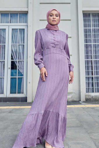 Lydia Dress in Mauve