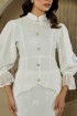 Lilia Mini Kurung in White