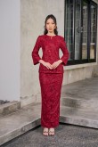 Natasha Kurung in Maroon