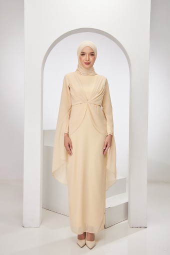 Sylvia Dress in Yellow Corn