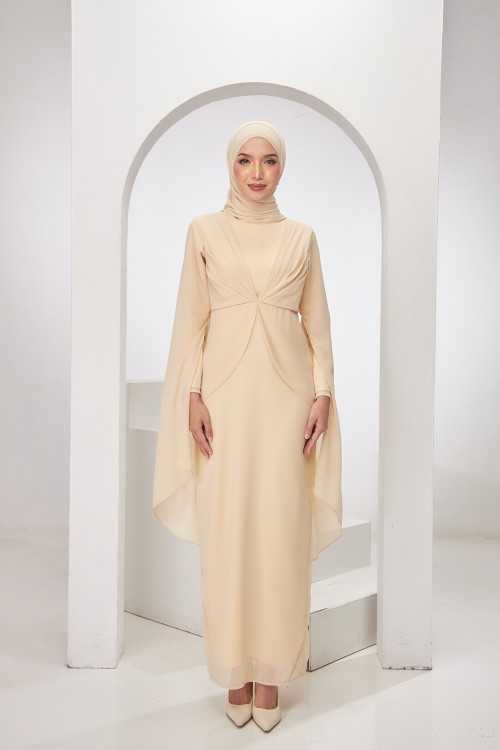 Sylvia Dress in Yellow Corn