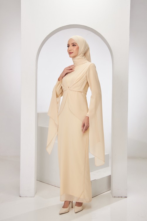Sylvia Dress in Yellow Corn