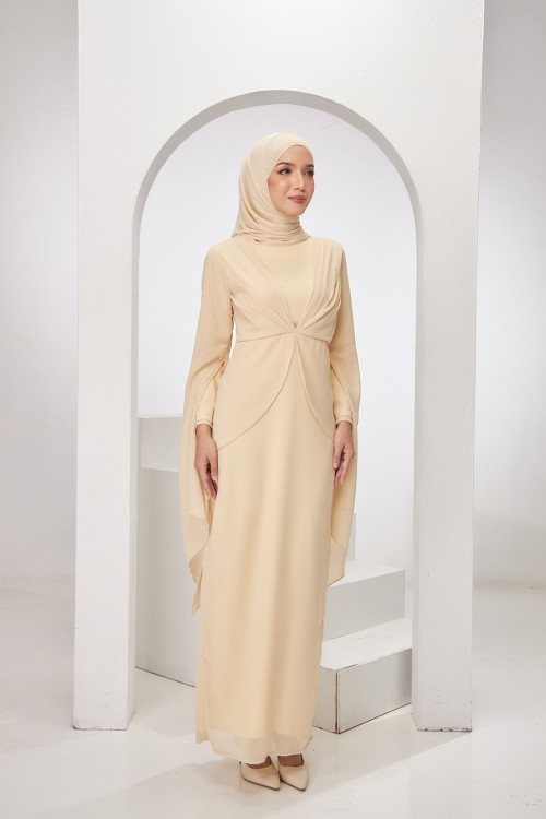 Sylvia Dress in Yellow Corn