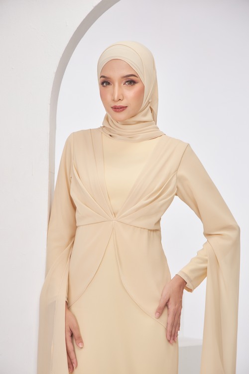 Sylvia Dress in Yellow Corn