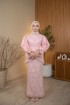 Keisha Mini Kurung in Dusty Pink