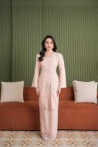 Rania Kurung in Peach