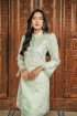 Qaira Kurung in Apple Green
