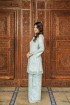 Qaira Kurung in Baby Blue