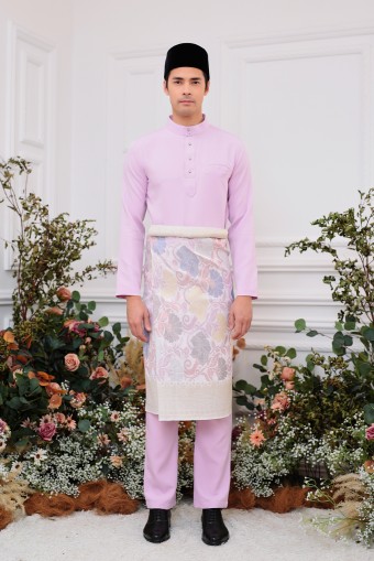 Aiden Baju Melayu in Soft Lilac
